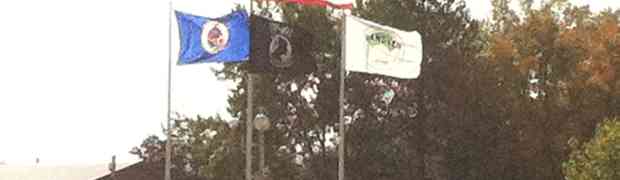 Flags at Hanover Athletic Association
